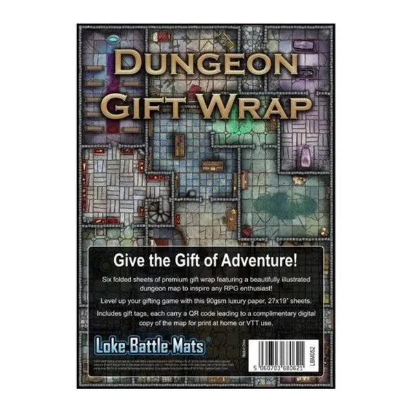 Dungeon Gift Wrap RPG Maps Loke Battle Mats
