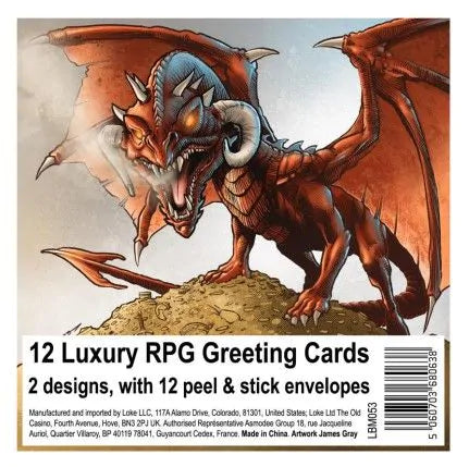 RPG Greeting Cards Supplies Loke Battle Mats   