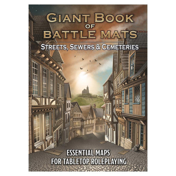 Giant Book of Battle Mats: Streets, Sewers & Cemeteries RPG Maps Loke Battle Mats