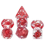 7ct D&D Beholder Dice Set Dice FanRoll by Metallic Dice Games