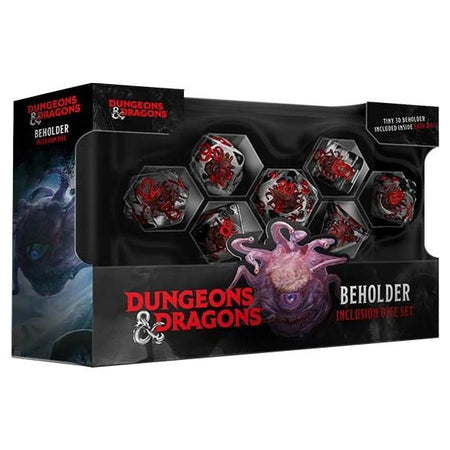 7ct D&D Beholder Dice Set Dice FanRoll by Metallic Dice Games