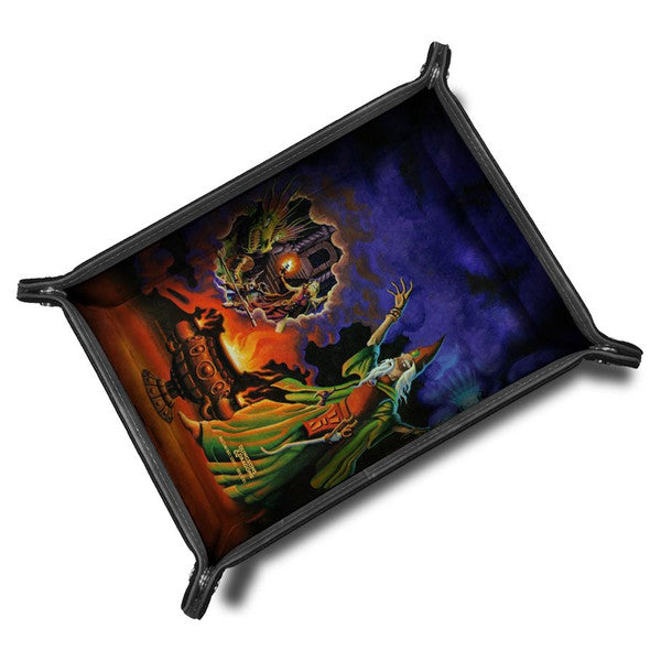 D&D Masterworks Series Dice Tray: Erol Otus Supplies FanRoll by Metallic Dice Games
