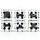 Monopoly 22mm Dice Set: Token Inclusions Dice FanRoll by Metallic Dice Games