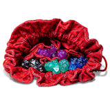FanRoll Velvet Dice Bag: Dragon Storm (2 options) Dice FanRoll by Metallic Dice Games Dragon Storm Bag Red  