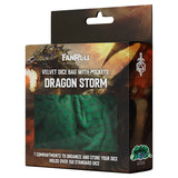 FanRoll Velvet Dice Bag: Dragon Storm (2 options) Dice FanRoll by Metallic Dice Games   