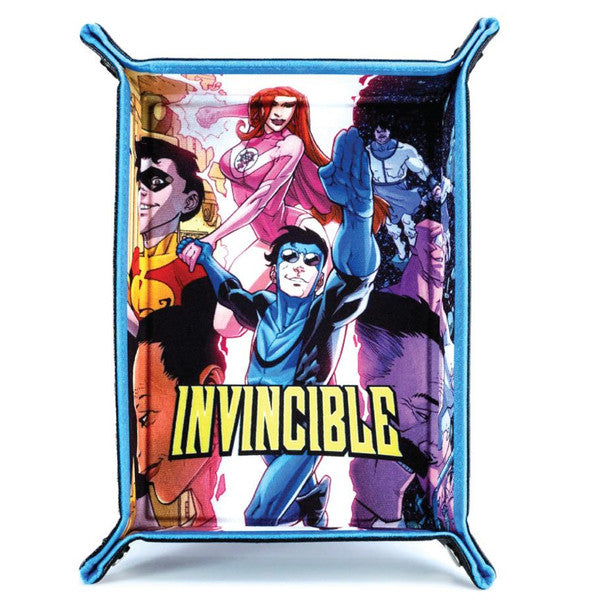 Invincible Dice Tray Board Games FanRoll by Metallic Dice Games