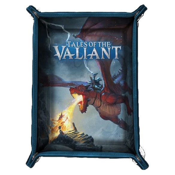 Folding Dice Tray: Tales of the Valiant Dice FanRoll by Metallic Dice Games   