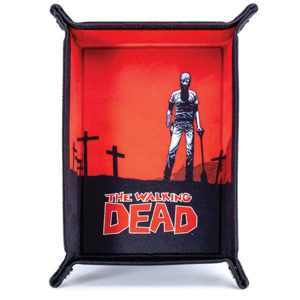 The Walking Dead Dice Tray Board Games FanRoll by Metallic Dice Games