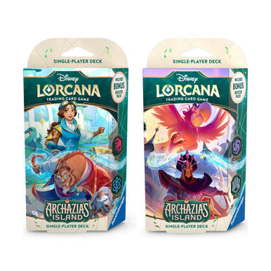 Archazia's Island Disney Lorcana Starter Deck Ruby & Sapphire Archazia's Island Disney Lorcana Starter Deck Ruby & Sapphire