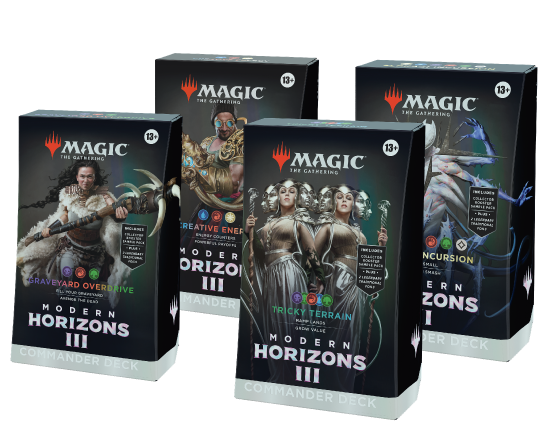 MTG [MH3] Modern Horizons 3 Commander Decks (4 options) Trading Card Games Wizards of the Coast