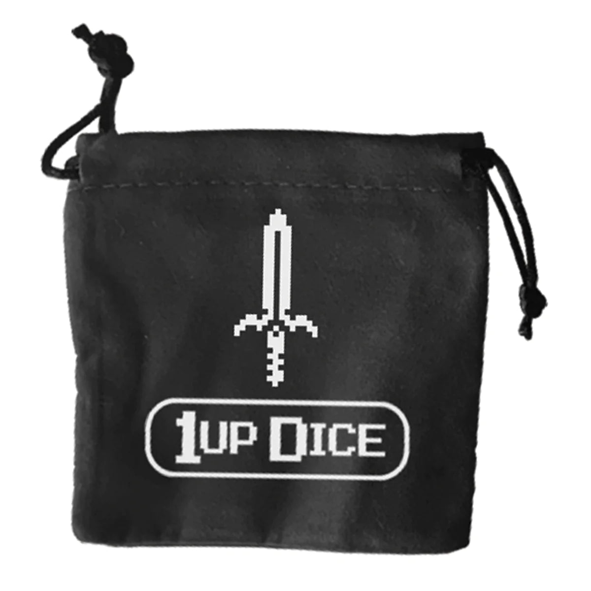 1UP Dice Polyhedral Set: Mythical Sword Master Edition Dice Infinite Black
