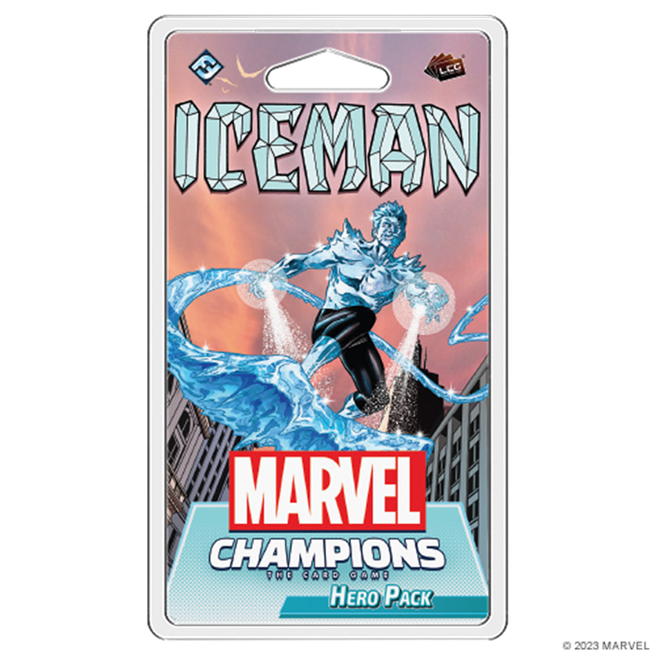 Marvel Champions LCG: Iceman Hero Pack Card Games Fantasy Flight