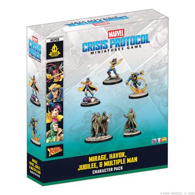 Marvel Crisis Protocol: Mirage, Havok, Jubilee & Multiple Man Miniatures Atomic Mass Games MCP Mirage/Havoc
