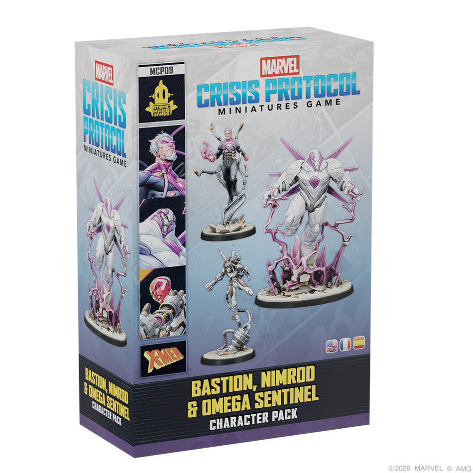 Marvel: Crisis Protocol – Bastion, Nimrod & Omega Sentinel Miniatures Atomic Mass Games MCP Bastion Nimrod & Omega Sentinel