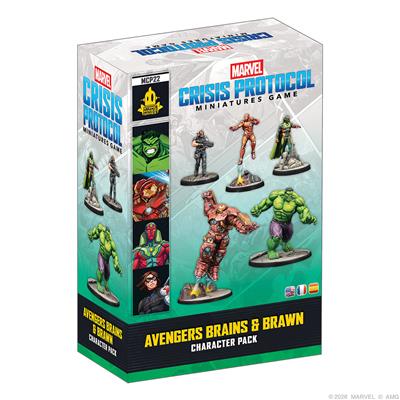 Marvel Crisis Protocol - Avengers Brains & Brawn Character Pack Miniatures Atomic Mass Games MCP Avengers Brains&Brawn