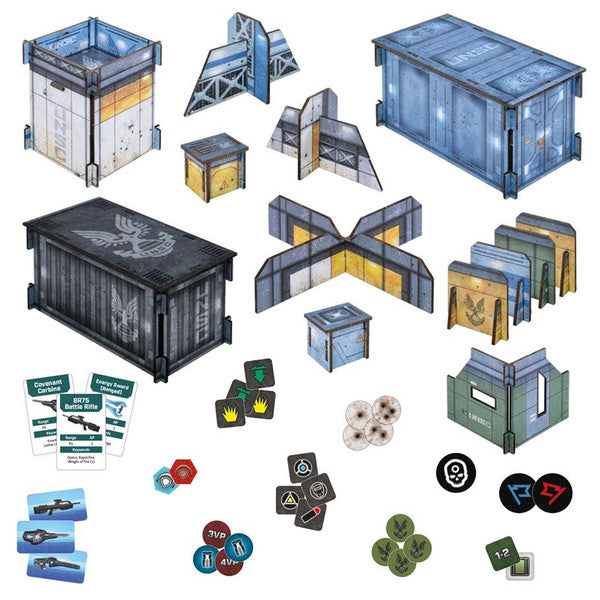 Halo Flashpoint: UNSC Base Terrain Set Miniatures Mantic Games