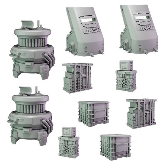 Halo Flashpoint: UNSC Scenery Set Miniatures Mantic Games