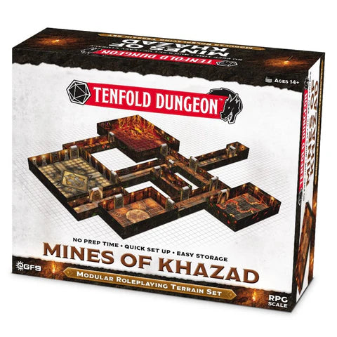 Tenfold Dungeons: Mines of Khazad RPG Maps Gale Force Nine   