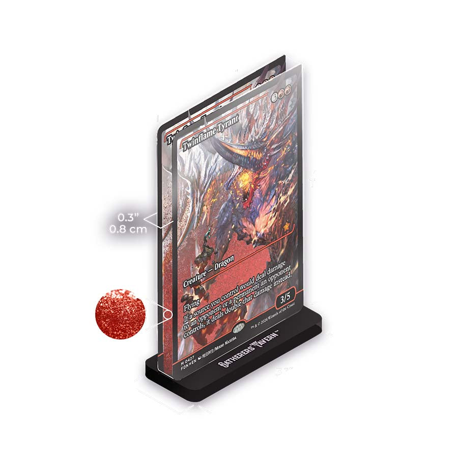 Magic the Gathering: Twinflame Tyrant Slab Board Games Common Ground Games MTG Twinflame Tyrant Slab