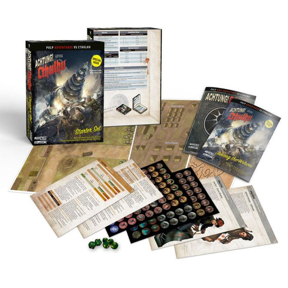 Achtung! Cthulhu 2d20 Starter Set Role Playing Games Modiphius Entertainment   