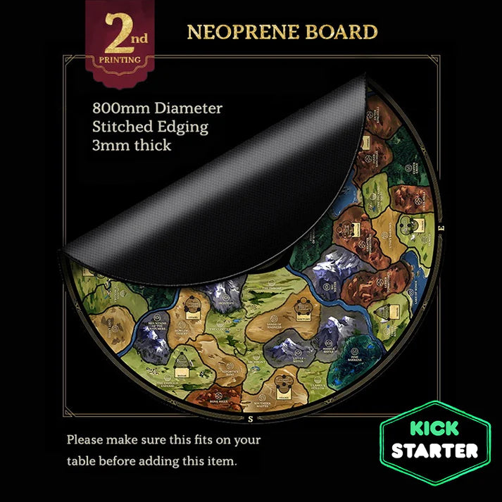Return to Dark Tower Playmat Board Games Restoration Games