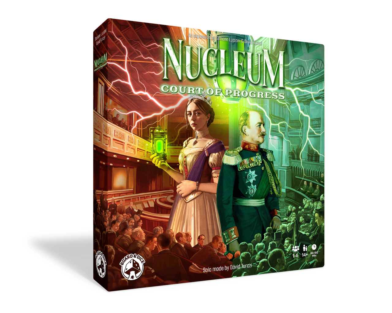 Nucleum: Court of Progress Board Games Board & Dice
