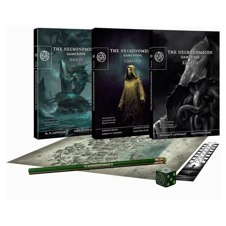 The Necronomicon Gamebook Trilogy Board Games Officina Meningi The Necronomicon Gamebook Trilogy