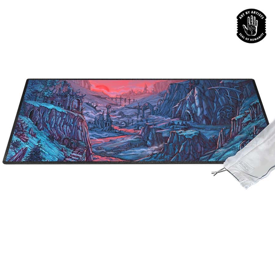 Curator: Arcane Landscapes Playmats (4 Options) Role Playing Games Orange Nebula Curator: ArcLandsc TheRuins PM
