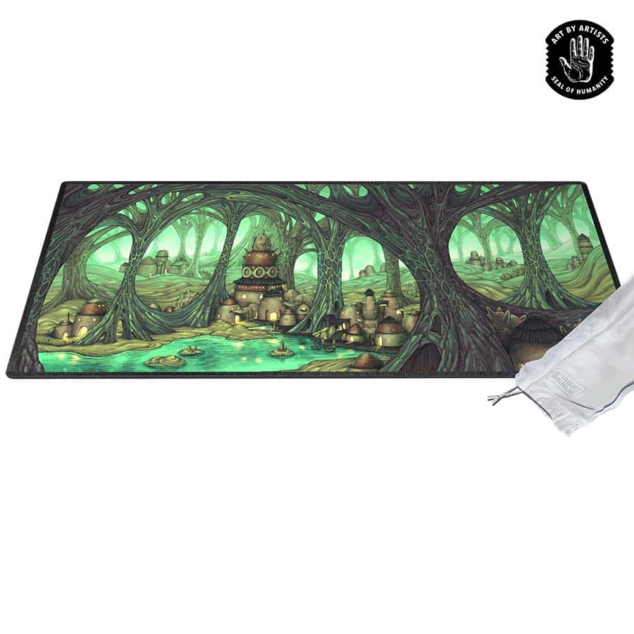 Curator: Arcane Landscapes Playmats (4 Options) Role Playing Games Orange Nebula Curator: ArcLandsc TheCaver PM