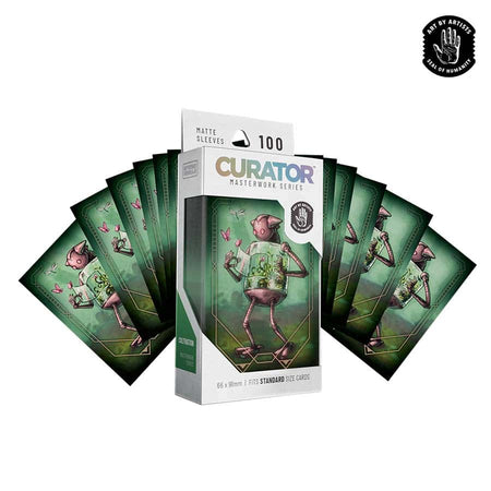 Curator: Masterwork Sleeves (15 Options) Role Playing Games Orange Nebula Curator: MW Slvs Cultivation 100ct