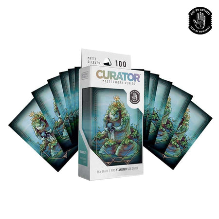 Curator: Masterwork Sleeves (15 Options) Role Playing Games Orange Nebula Curator: MW Slvs Tranqui 100ct