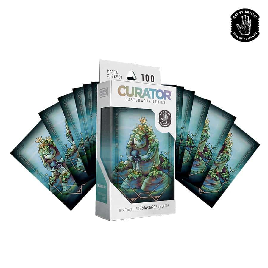 Curator: Masterwork Sleeves (15 Options) Role Playing Games Orange Nebula Curator: MW Slvs Tranqui 100ct