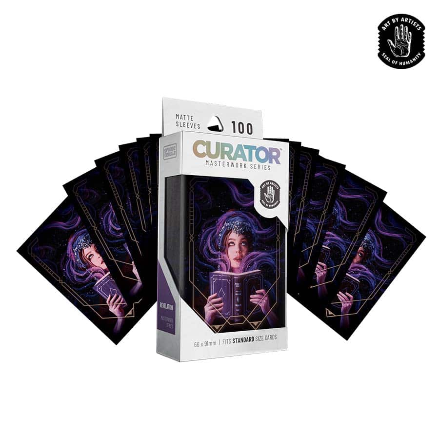 Curator: Masterwork Sleeves (15 Options) Role Playing Games Orange Nebula Curator: MW Slvs Revelat 100ct
