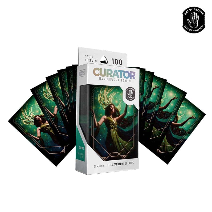 Curator: Masterwork Sleeves (15 Options) Role Playing Games Orange Nebula Curator: MW Slvs Essence 100ct