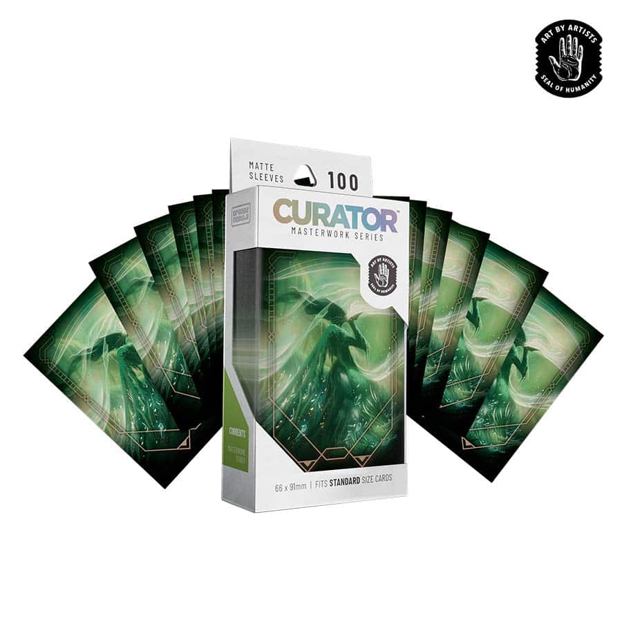 Curator: Masterwork Sleeves (15 Options) Role Playing Games Orange Nebula Curator: MW Slvs Current 100ct