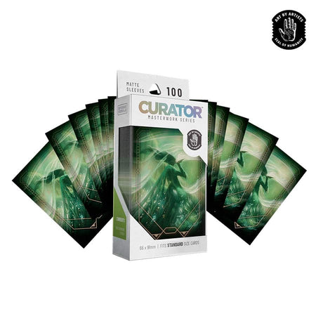 Curator: Masterwork Sleeves (15 Options) Role Playing Games Orange Nebula Curator: MW Slvs Current 100ct