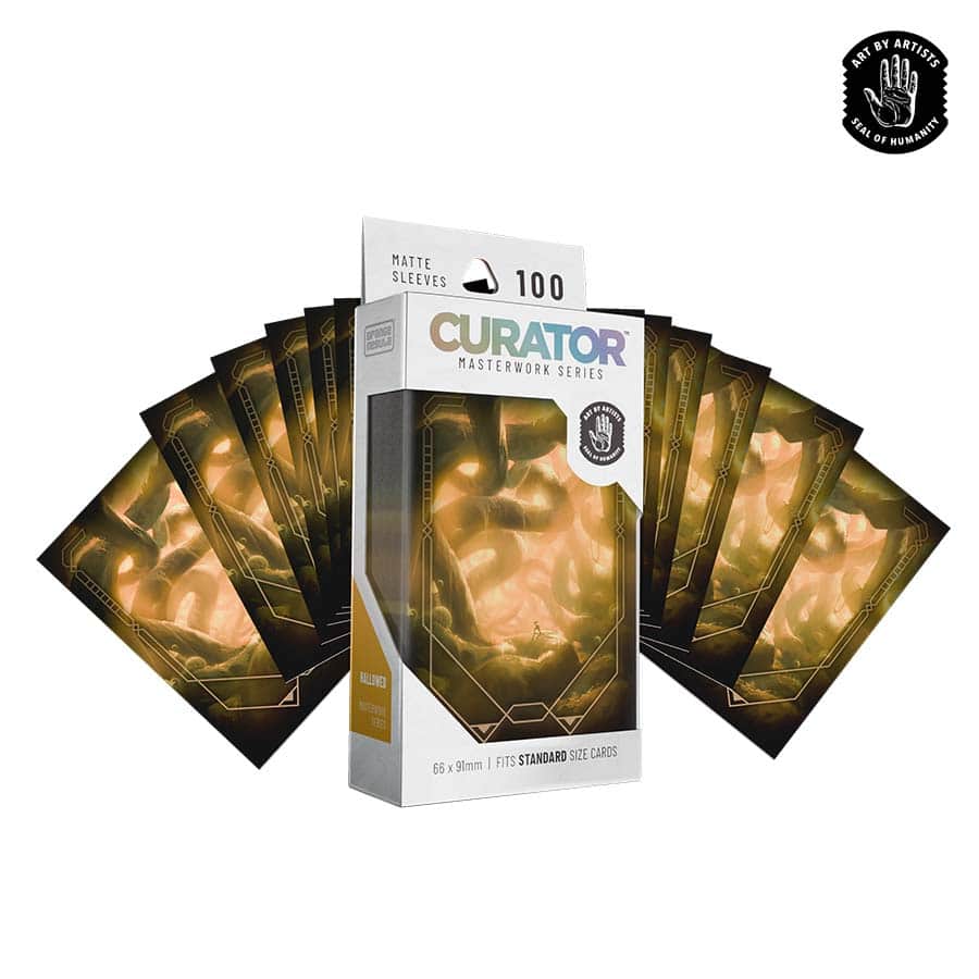 Curator: Masterwork Sleeves (15 Options) Role Playing Games Orange Nebula Curator: MW Slvs Hallowe 100ct