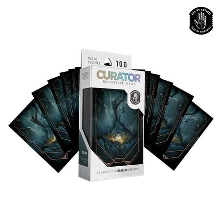 Curator: Masterwork Sleeves (15 Options) Role Playing Games Orange Nebula Curator: MW Slvs Smolder 100ct