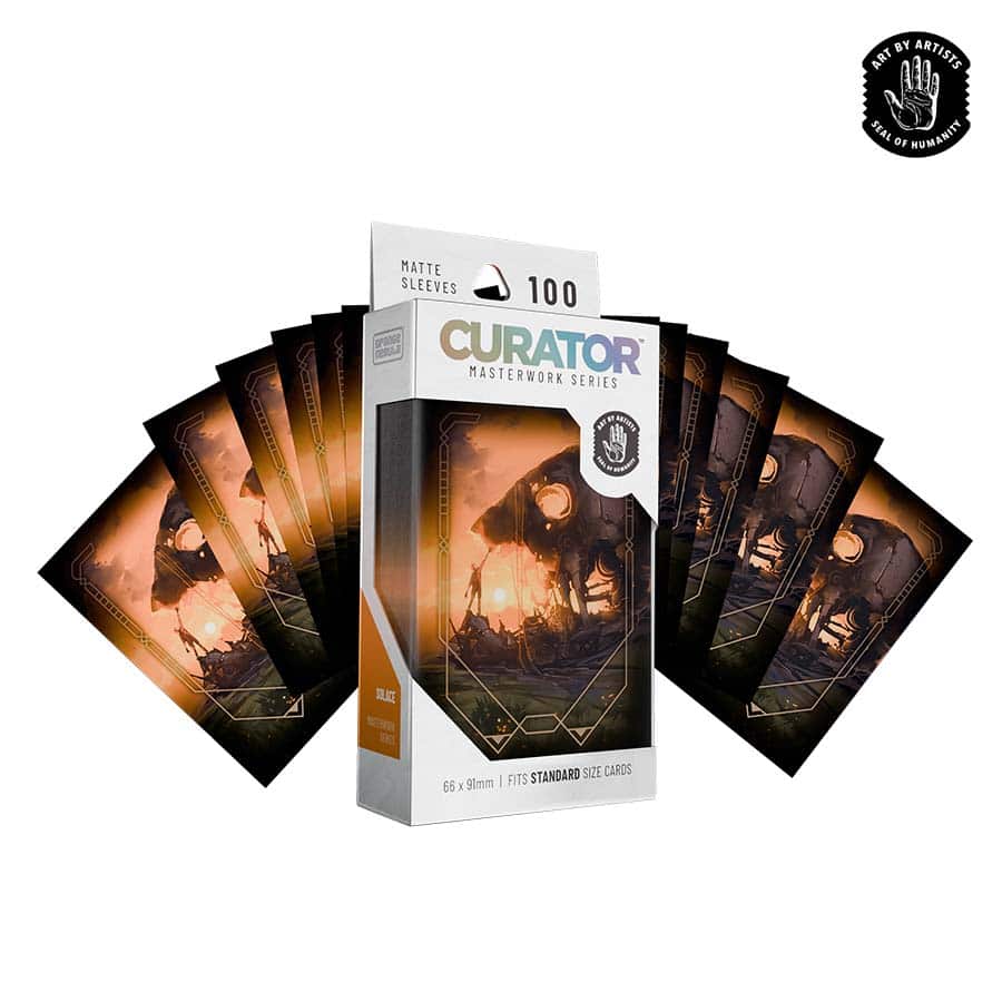 Curator: Masterwork Sleeves (15 Options) Role Playing Games Orange Nebula Curator: MW Slvs Solace 100ct