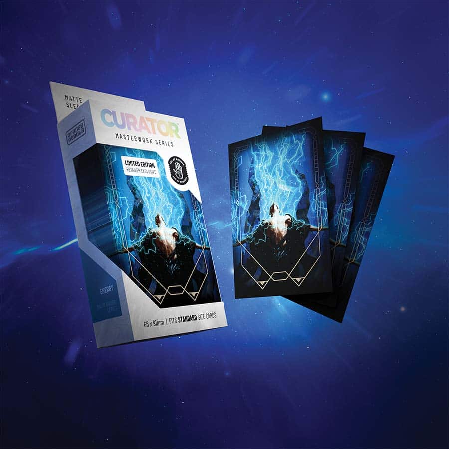 Curator: Masterwork Sleeves (15 Options) Role Playing Games Orange Nebula Curator: MW Slvs Energy 100ct