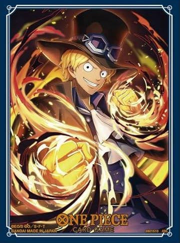 One Piece TCG 70ct Official Sleeves Assortment 12 (4 options) Supplies Bandai OP DP12 Sabo