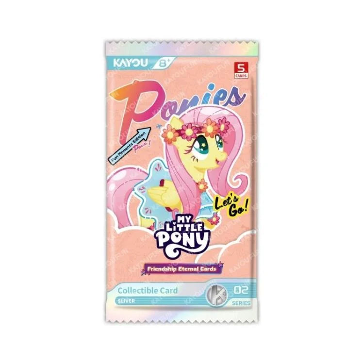 My Little Pony: Friendship Eternal Collectible Cards: Fun Moments Edition 002 Booster Trading Card Games Kayou Limited MLP Collect Cards FM 002 PACK