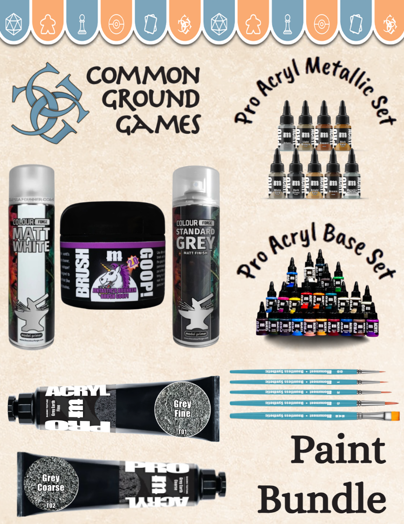 Silent Auction: Mini-painting Jumpstart Bundle Board Games Common Ground Games