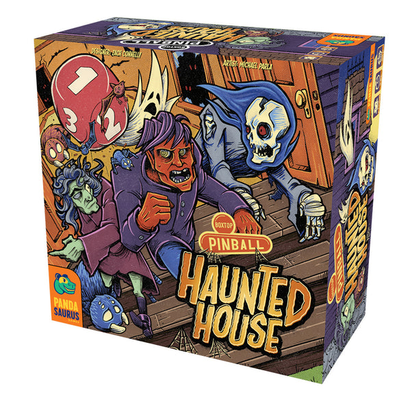 Boxtop Pinball: Haunted House Board Games Pandasaurus Games   