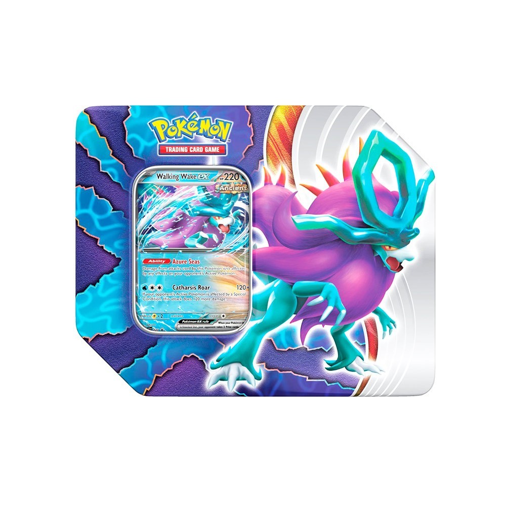 Pokemon TCG: Scarlet & Violet: Paradox Clash Tins (2 options) Trading Card Games Pokemon USA Walking Wake Paradox Clash Tin