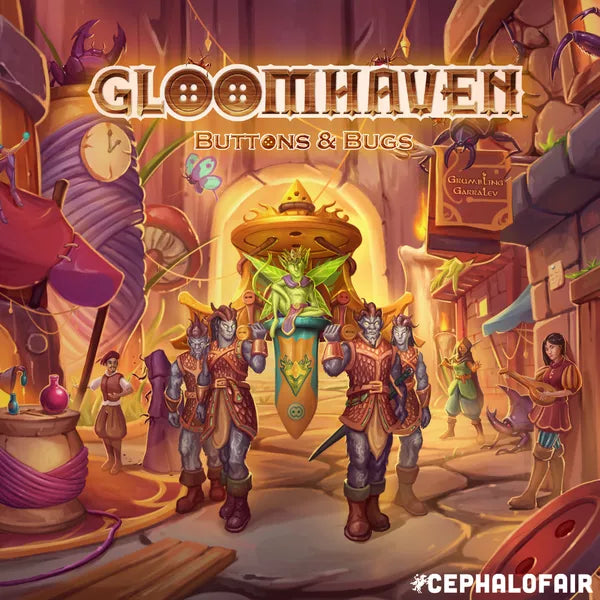 Gloomhaven: Buttons & Bugs Board Games Cephalofair Games Gloomhaven Buttons & Bugs