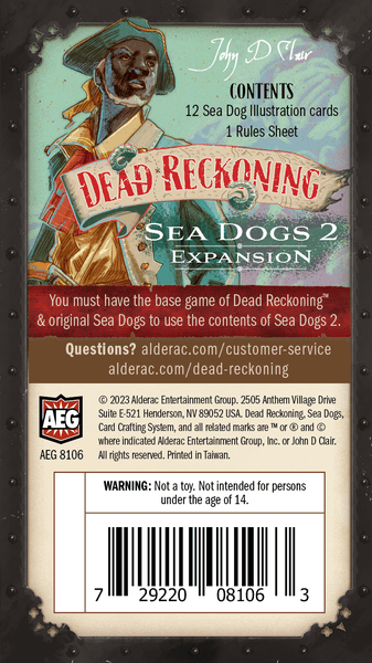 Dead Reckoning: Sea Dogs Pack 2 Board Games Alderac Entertainment Group