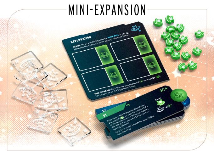 Twinkle Twinkle: Extraterrestrials Mini-expansion Board Games Asmodee