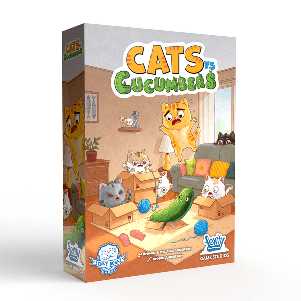 Cats Vs Cucumbers Miniatures Levity Games Cats Vs Cucumbers