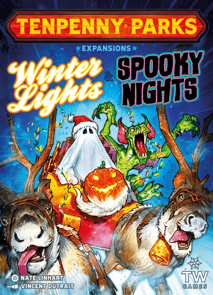 Tenpenny Parks: Winter Lights & Spooky Nights Board Games Thunderworks Games Tenpenny Parks: WL & SN